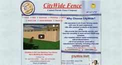 Desktop Screenshot of citywidefenceonline.com